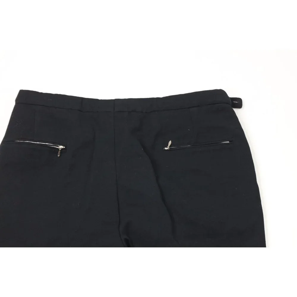 Vintage 40s Mens 34x32 Olympic Stretch Wool Stirrup Skiing Pants Black Italy - Picture 10 of 12